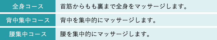 その他の自動コース