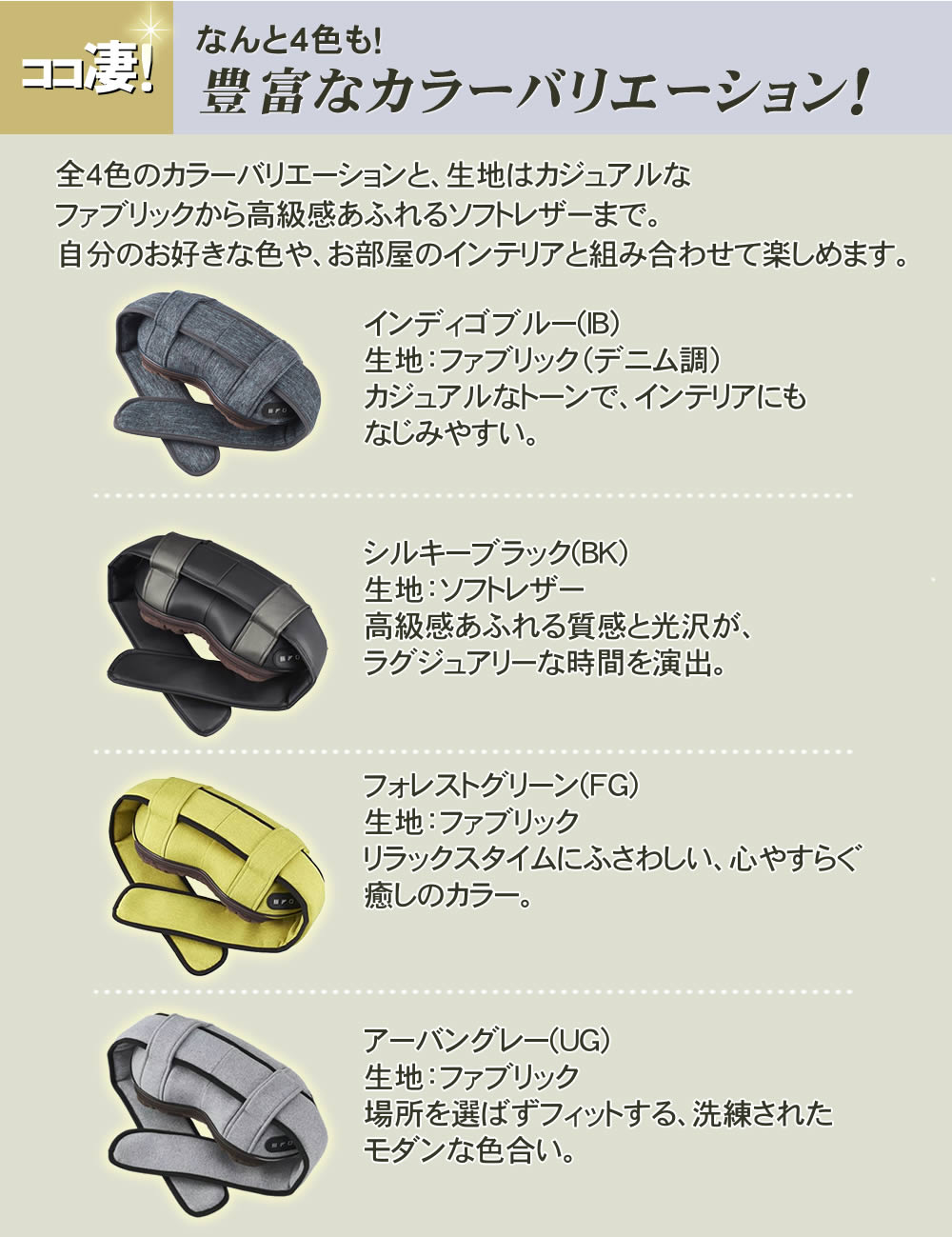 MRL-M1の豊富なバリエーションで自分らしく